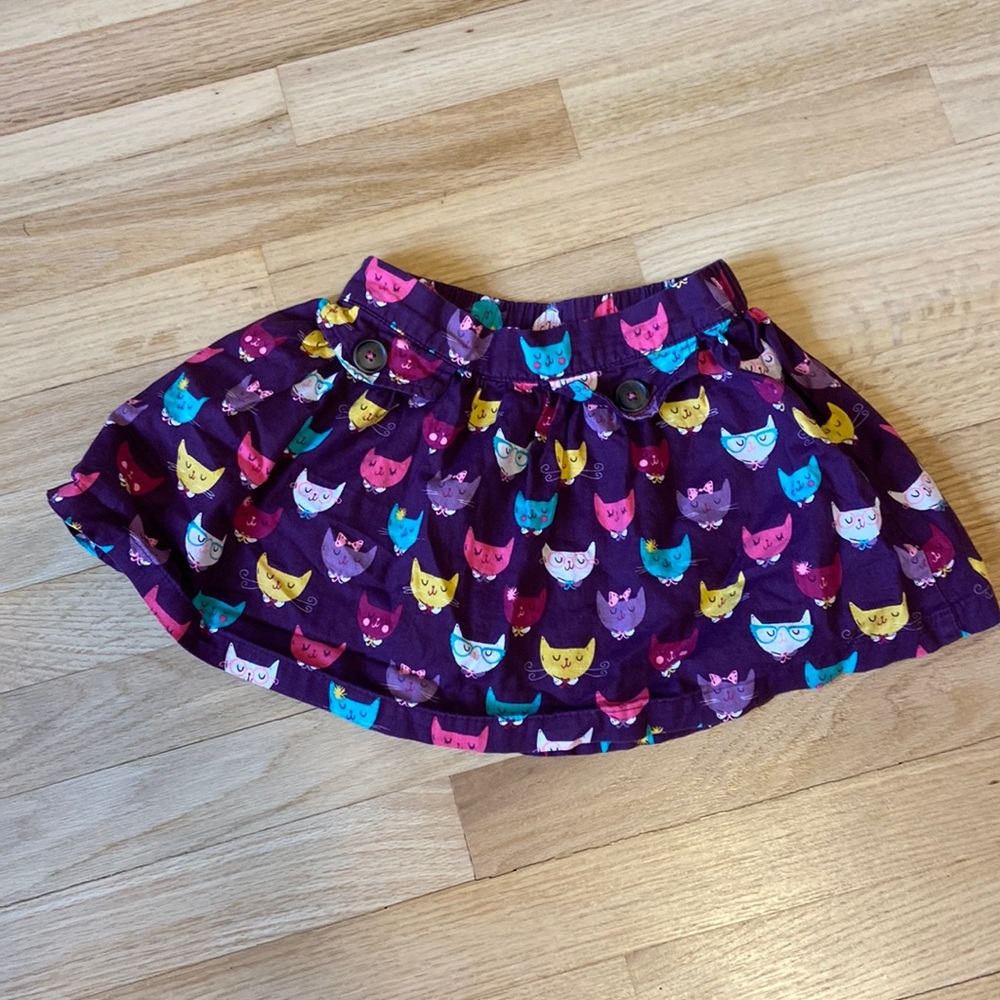 Girls skirt with cats! Size 5T